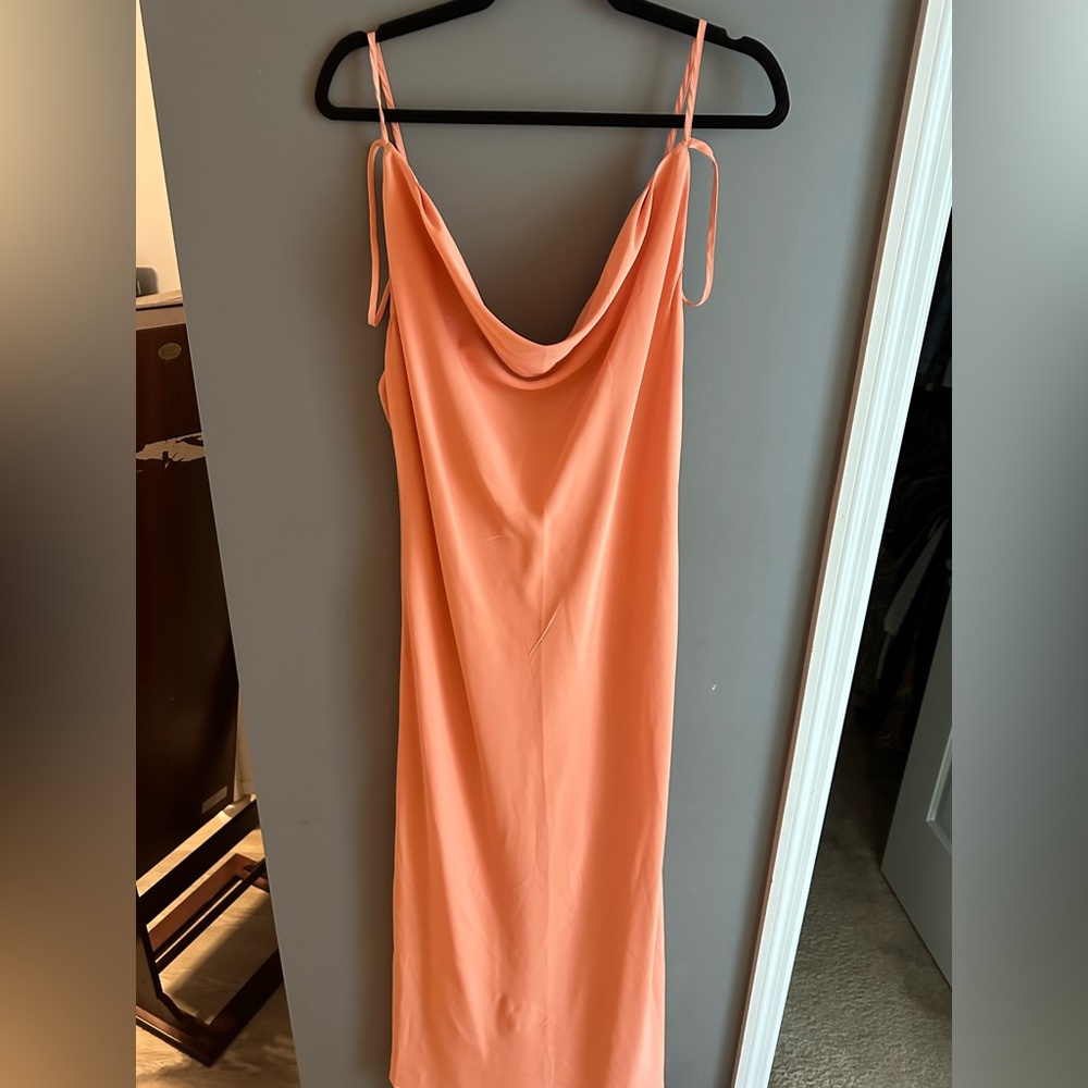Abercrombie and Fitch cowl neck midi dress